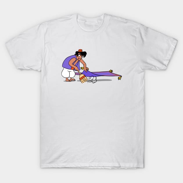 Sweeping under the magic carpet T-Shirt by rodrigobhz